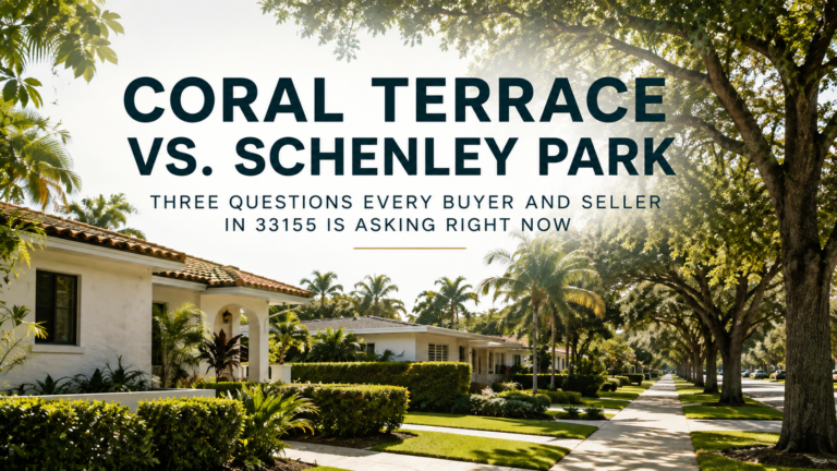 Coral Terrace real estate Miami 33155 buyer seller guide 2026
