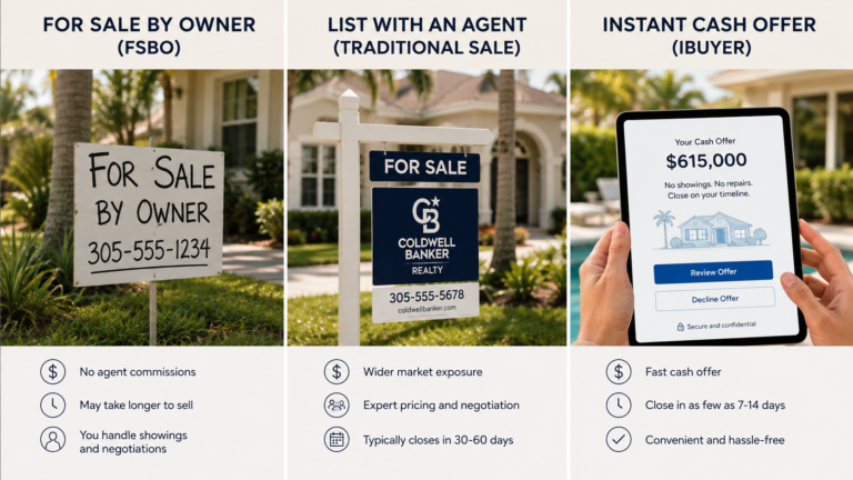 FSBO vs agent Miami Schenley Park seller comparison guide 2026